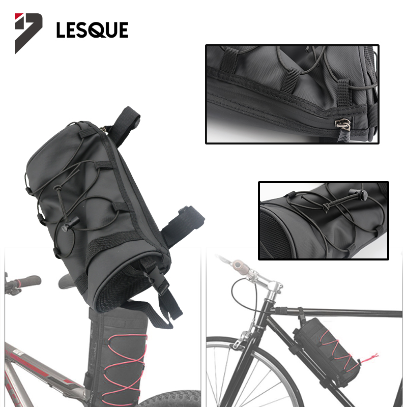 Mountain Biking Bag - Lesque กระเป๋าติดจักรยานสิ่งสกปรกกระเป๋าจักรยานความจุขนาดใหญ่แพ็คเฟรมกันน้ำสำหรับอุปกรณ์ทางวิบากภูเขา MTB
