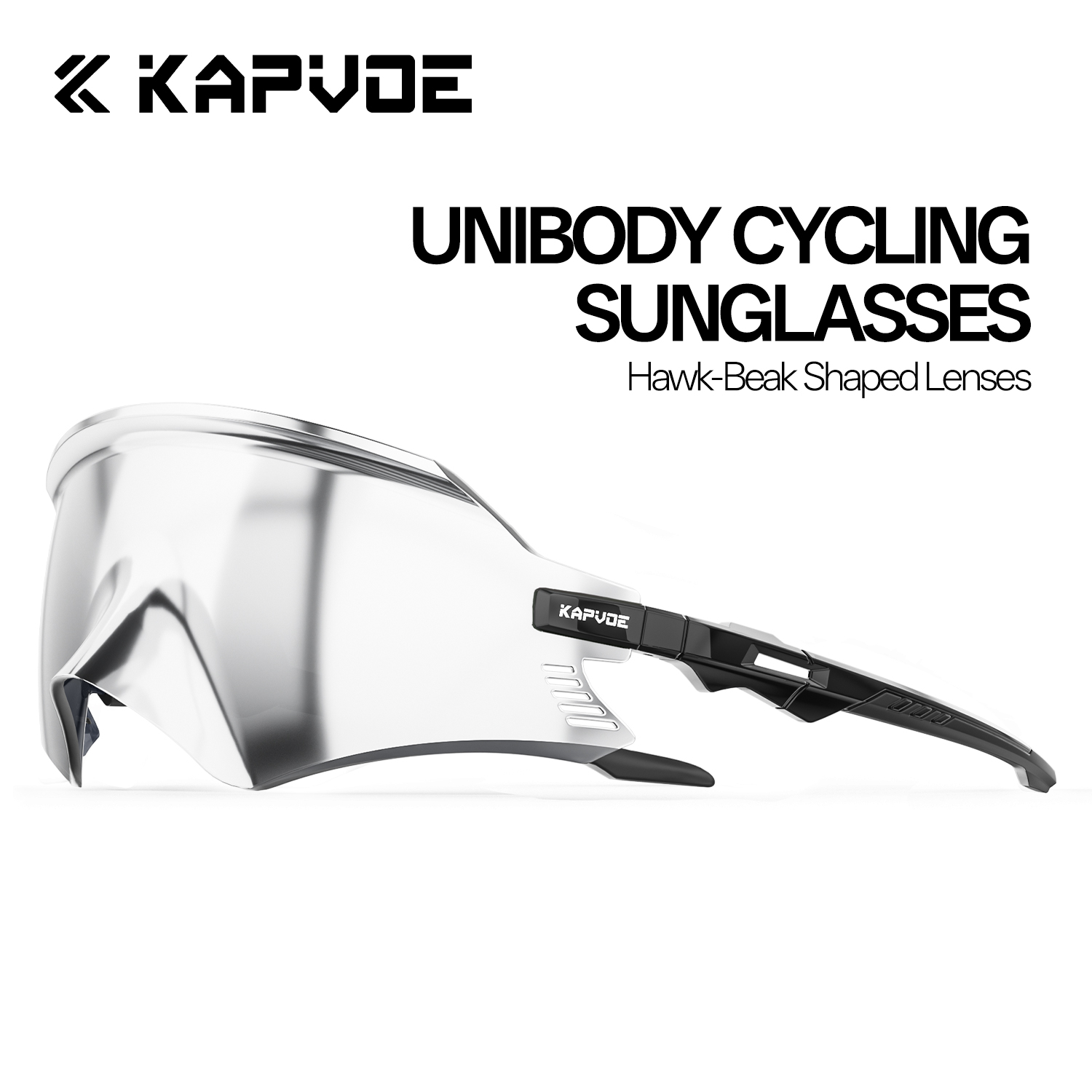 Mountain Biking Sunglasses - แว่นตาปั่นจักรยาน KAPVOE Eagle Beak รุ่นออลอินวัน แว่นตาสำหรับแข่งขัน
