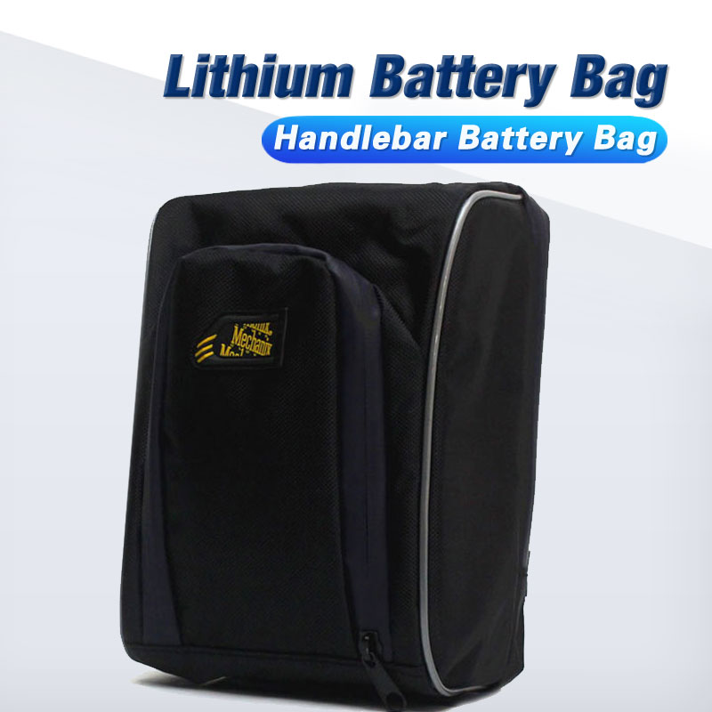 Mountain Biking Bag - กระเป๋าแบตเตอรี่ลิเธียมจักรยานไฟฟ้ากระเป๋ามือจับกระเป๋าด้านหน้าสำหรับจักรยานพับจักรยานเสือภูเขา
