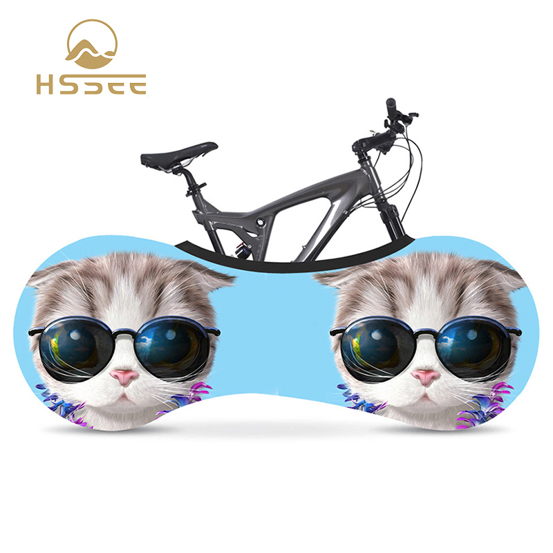 Mountain Biking Bag - ที่คลุมจักรยานเสือภูเขาทันสมัย hssee ปลอกป้องกันจักรยานเสือหมอบ26นิ้วเรียบลายน้ำนมนิ่มกระเป๋าใส่ของยืดหยุ่น