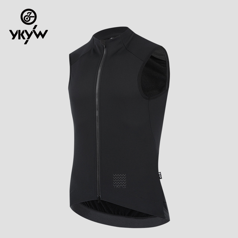 Mountain Biking Vest - เสื้อแจ็คเก็ตปั่นจักรยานเสือหมอบและเสือภูเขา YKYW รุ่นบางสำหรับฤดูใบไม้ร่วง-ฤดูหนาว ให้ความอบอุ่น ระบายความชื้น ระบายอากาศ