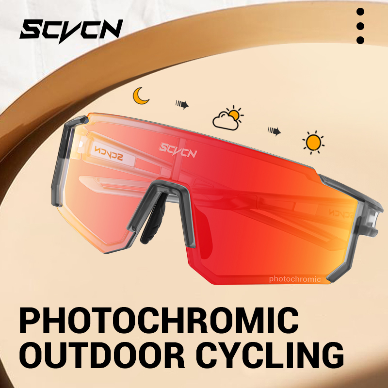 แว่นกันแดดปั่นจักรยาน SCVCN แบ - Mountain Biking Sunglasses บทวิจารณ์และราคา