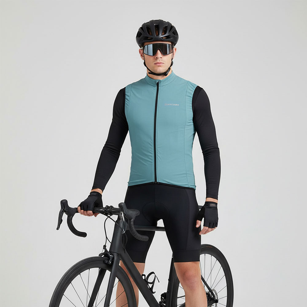 SANCUAX เสื้อปั่นจักรยานแขนกุด - Mountain Biking Vest บทวิจารณ์และราคา