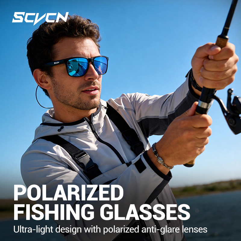 แว่นกันแดดโพลาไรซ์ SCVCN สำหรั - Mountain Biking Sunglasses บทวิจารณ์และราคา