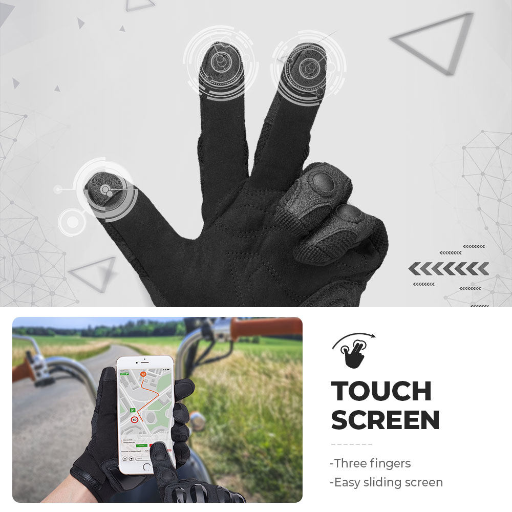 ถุงมือมอเตอร์ไซค์สำหรับผู้ชาย  - Mountain Biking Protective Gear บทวิจารณ์และราคา