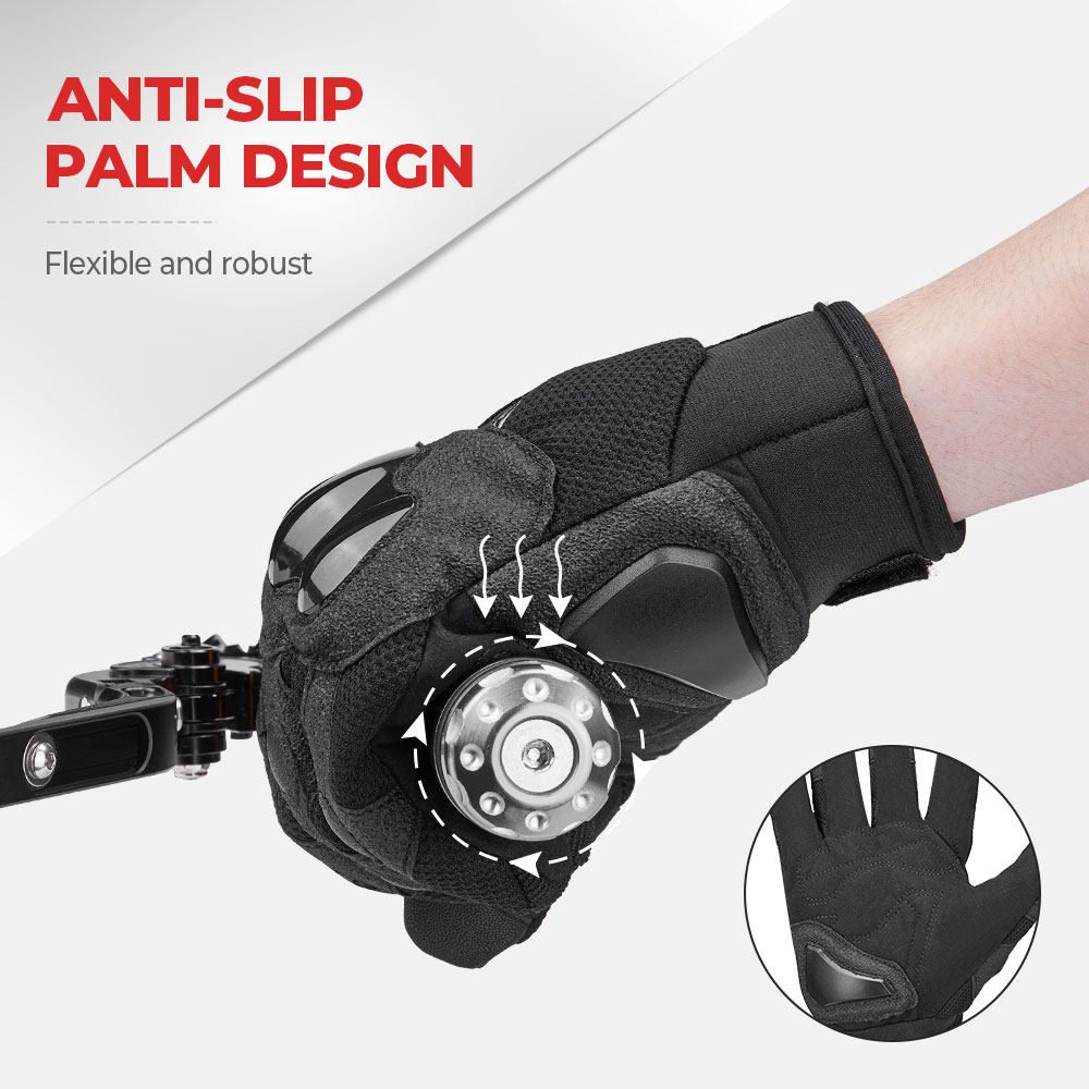 ถุงมือมอเตอร์ไซค์สำหรับผู้ชาย  - Mountain Biking Protective Gear บทวิจารณ์และราคา