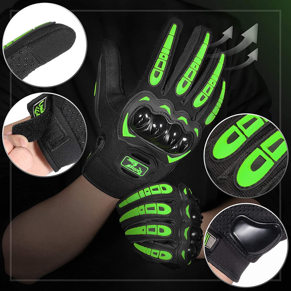 ถุงมือขี่มอเตอร์ไซค์แบบหน้าจอส - Mountain Biking Protective Gear บทวิจารณ์และราคา