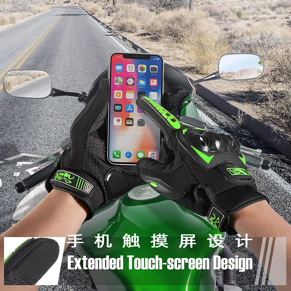 ถุงมือขี่มอเตอร์ไซค์แบบหน้าจอส - Mountain Biking Protective Gear บทวิจารณ์และราคา