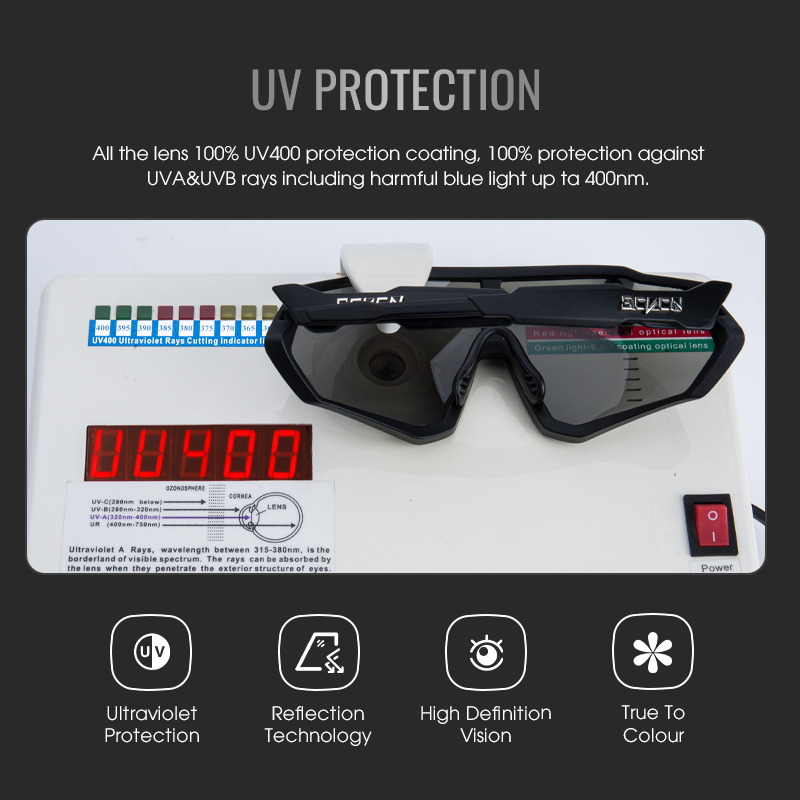 SCVCN ขี่จักรยานแว่นตาผู้ชาย M - Mountain Biking Sunglasses บทวิจารณ์และราคา