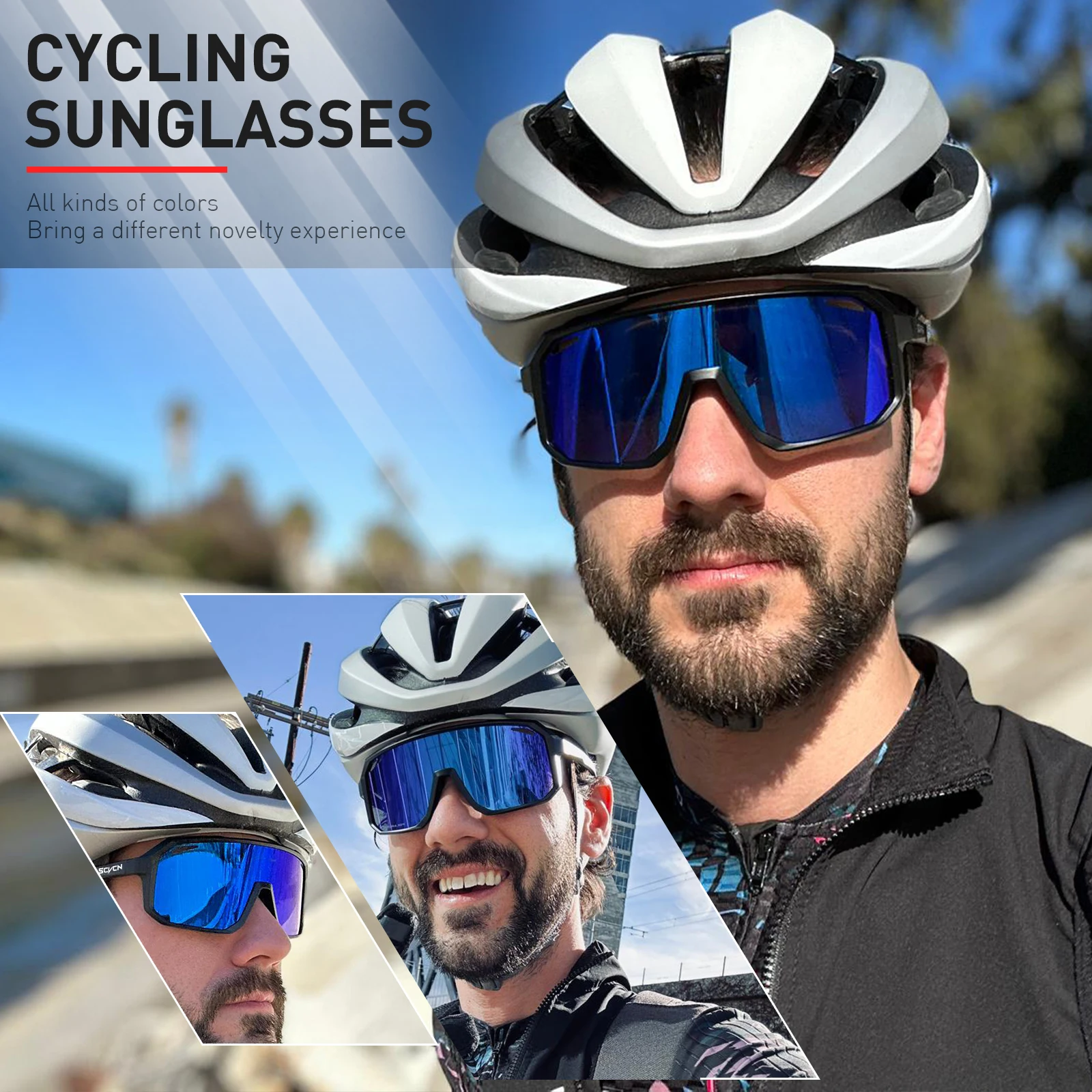 SCVCN ใหม่ขี่จักรยานแว่นตากันแ - Mountain Biking Sunglasses บทวิจารณ์และราคา