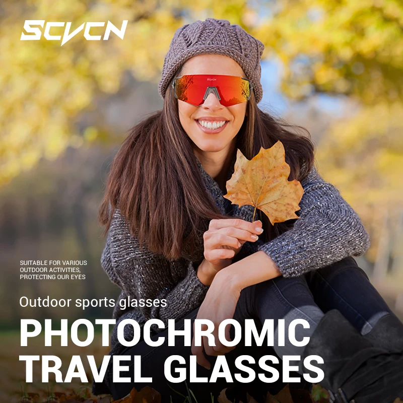 SCVCN ใหม่กลางแจ้ง Photochromi - Mountain Biking Sunglasses บทวิจารณ์และราคา