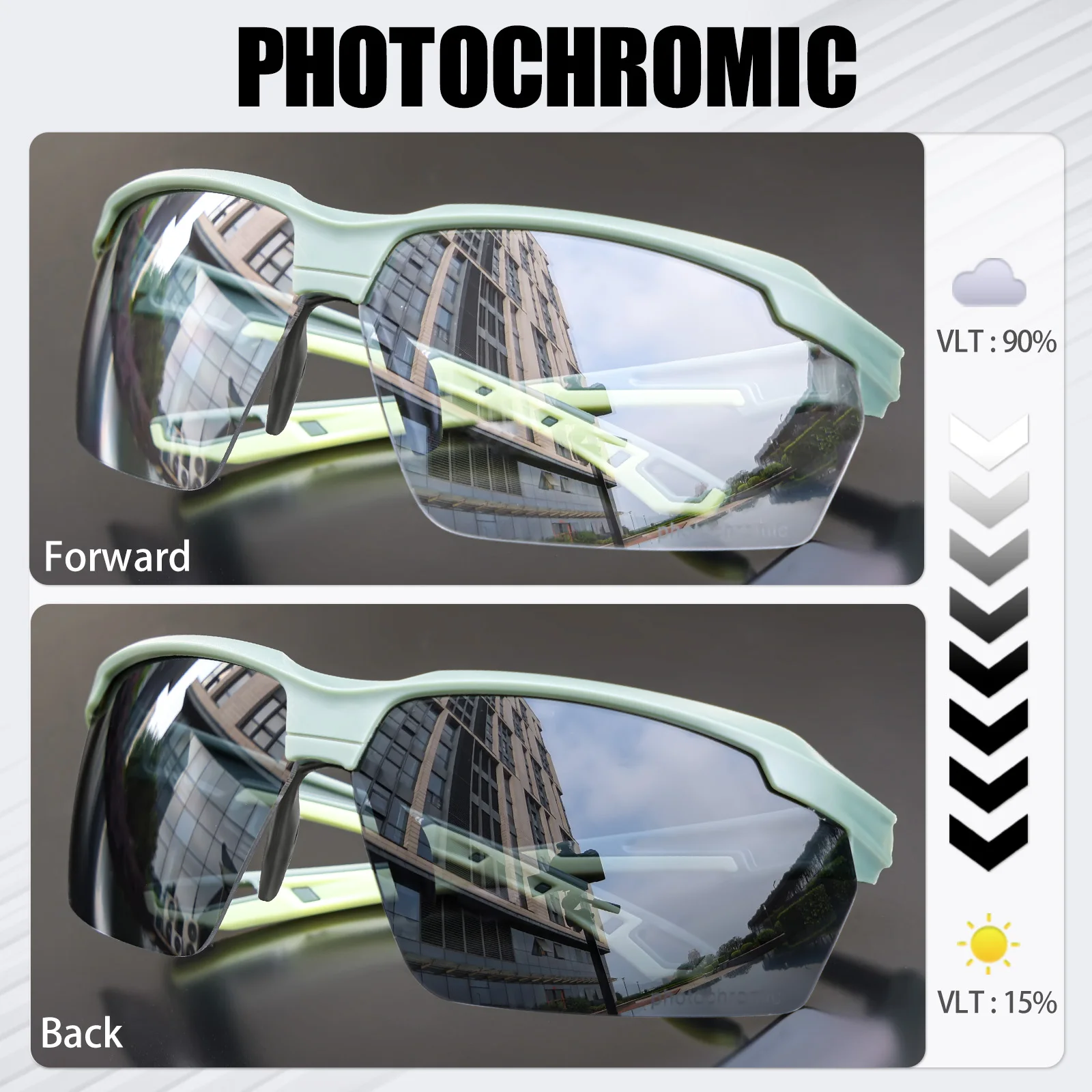 แว่นตาปั่นจักรยาน SCVCN แบบเปล - Mountain Biking Sunglasses บทวิจารณ์และราคา